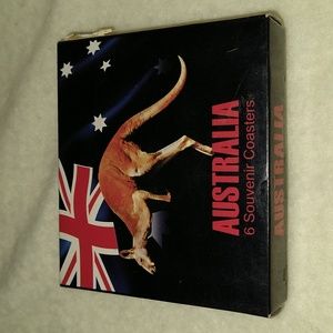 Set of six souvenir coasters from Australia NWT